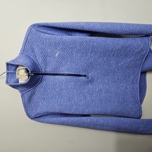 Puma zipper blue top activewear sz medium